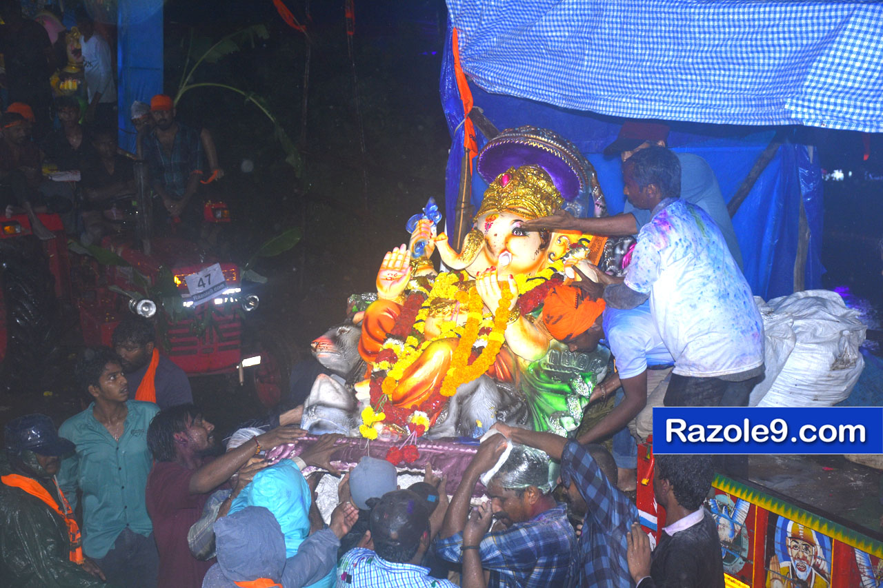 Razole Taluka Ganesh Nimajjanam